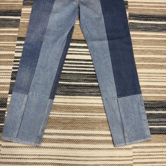 Rag‎ & Bone Miramar Stretch Nina Cigarette Pants Byron Wash Patchwork Size 25 - Picture 7 of 15